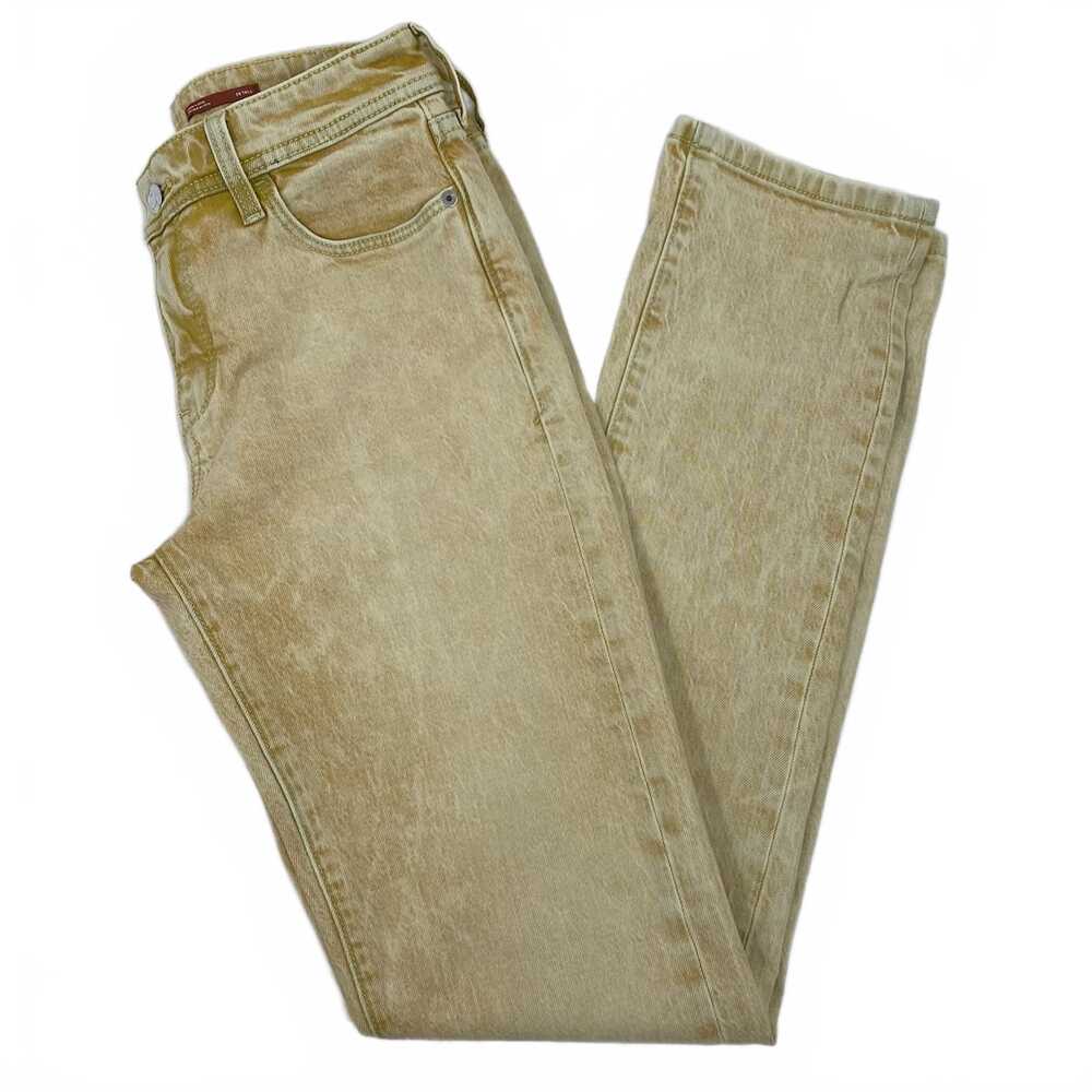 Pilcro Yellow Acid Wash Slim Boyfriend Jeans | Size 26 Tall